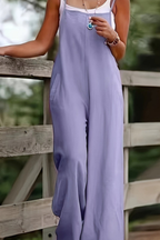 Meadow Trail Linen Overall Jumpsuit