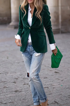 Women's Refined Single-Button Blazer