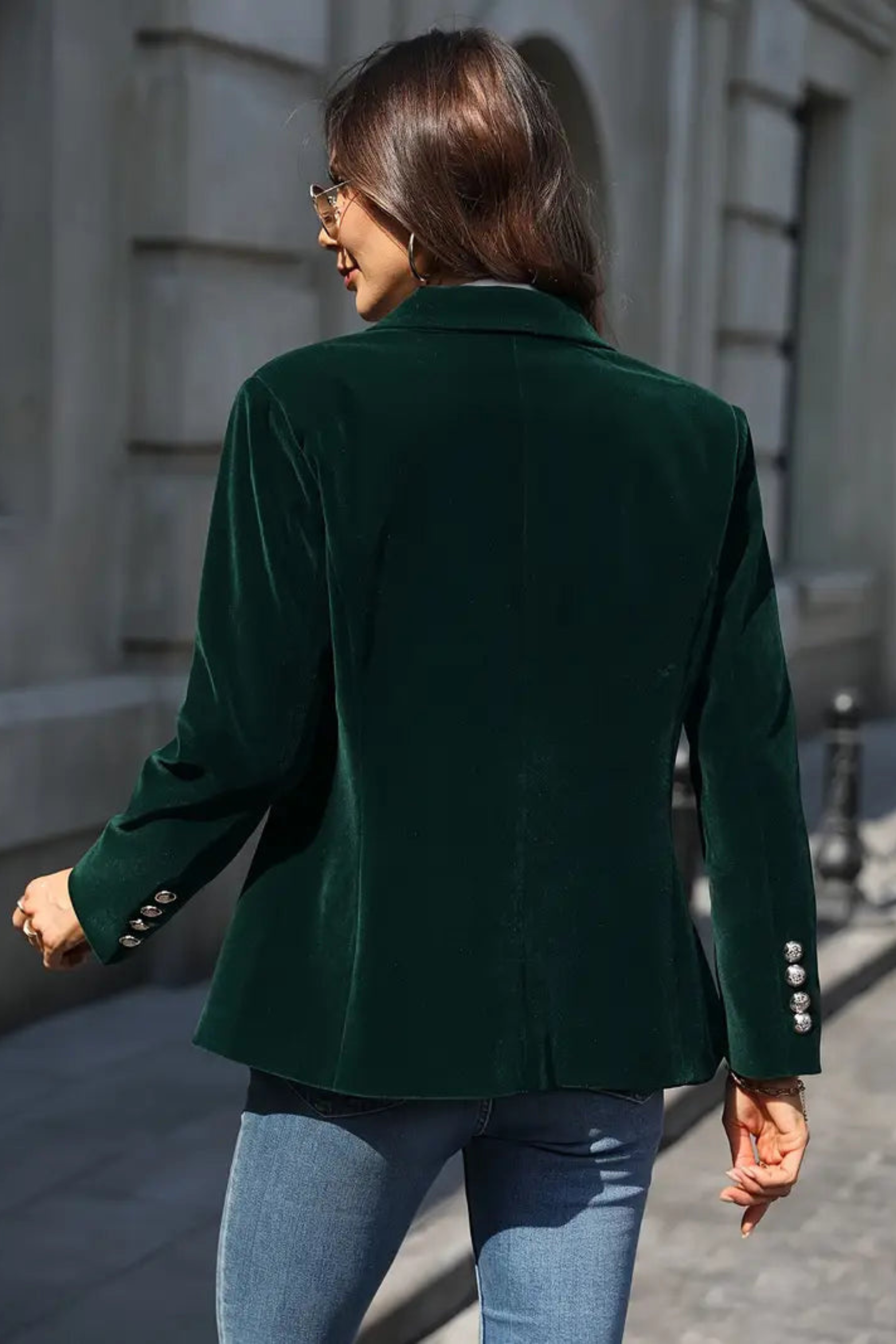 Women's Refined Single-Button Blazer