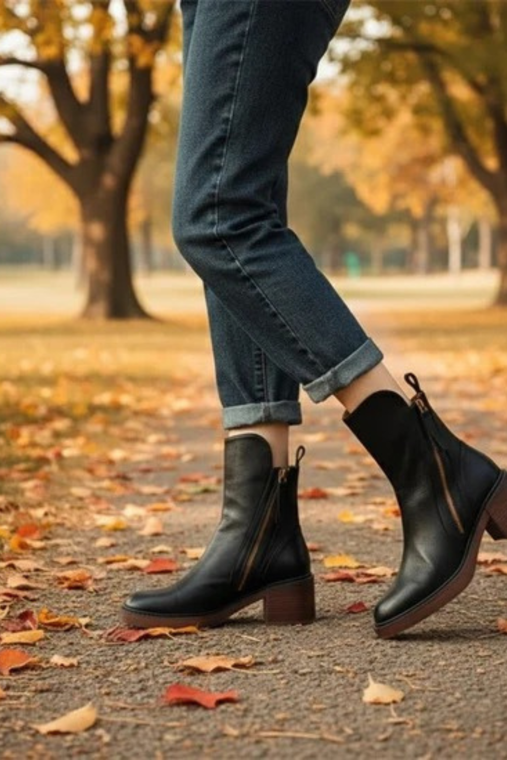 Women's Ankle Boots Modern Sculpted Casual Black