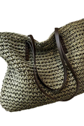 Seaside Woven Straw Market Tote