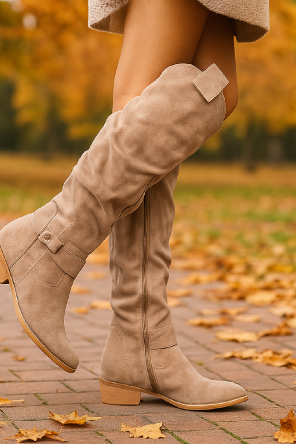 Heritage Leather Knee High Boots