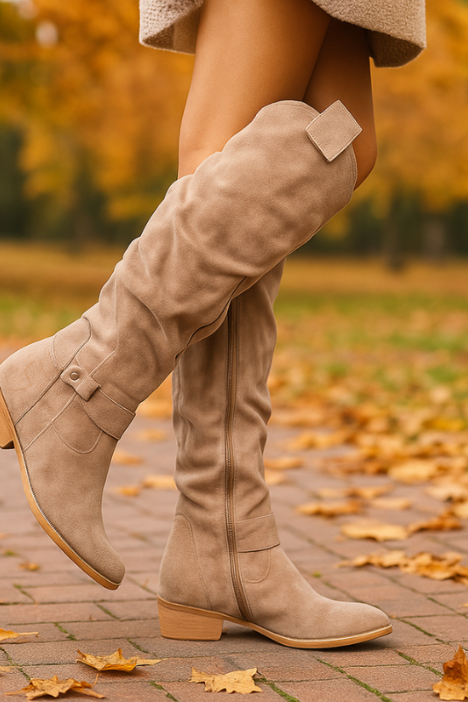 Heritage Leather Knee High Boots