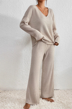 Women's Ribbed Lounge Co-Ord Set