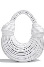 Woven Cloud Crossbody Bag with Braided Handle