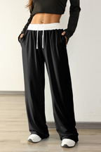 Women's Wide-Leg Drawstring Sweatpants
