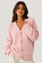 Heritage Button Knit Cardigan Sweater
