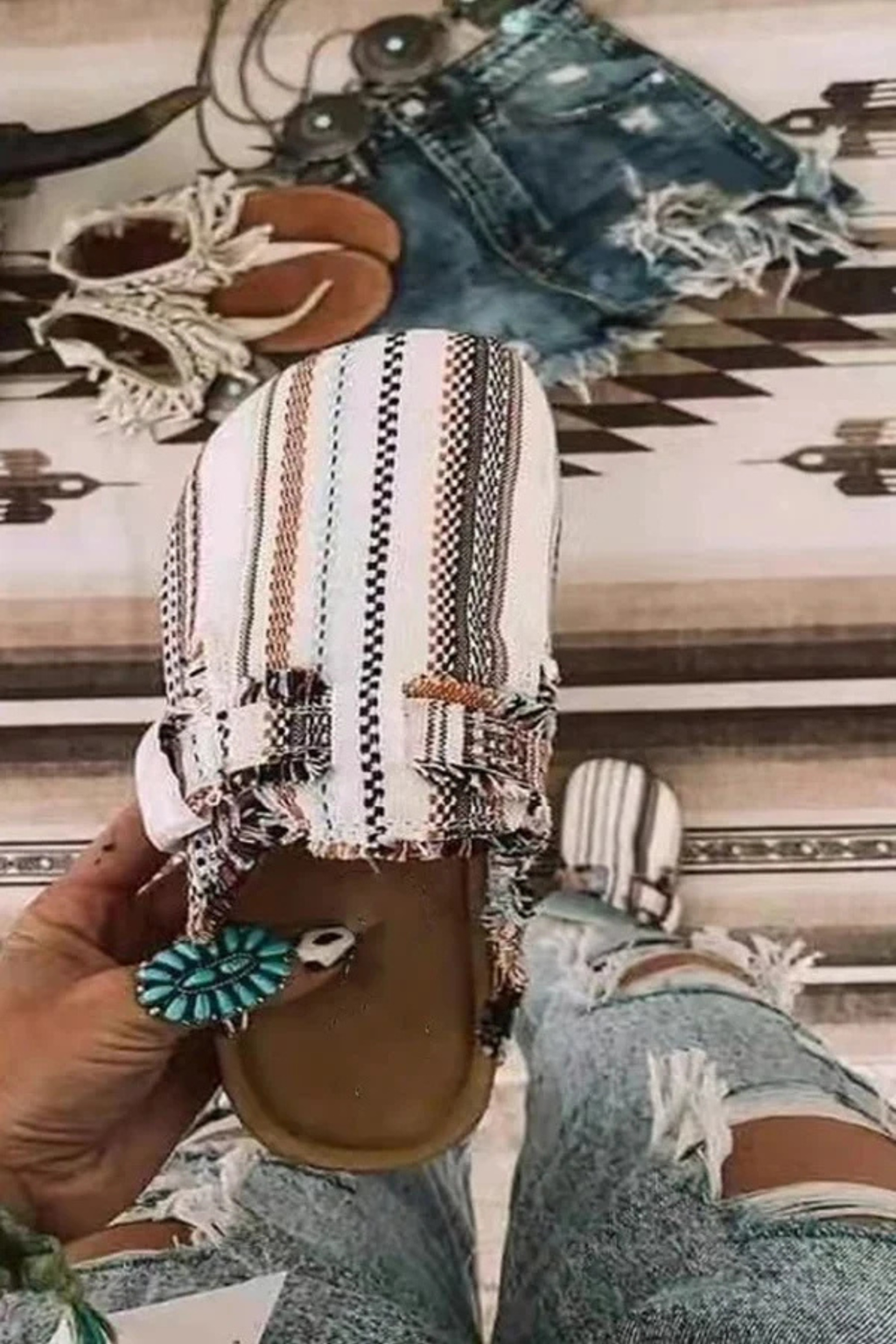 Women's Printed Casual Slip-On Shoes