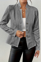 Women's Tailored Button Front Blazer