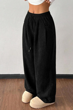 Women's Relaxed Corduroy Wide-Leg Pants