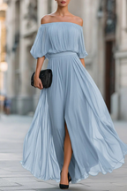 Ethereal Grace Chiffon Occasion Dress