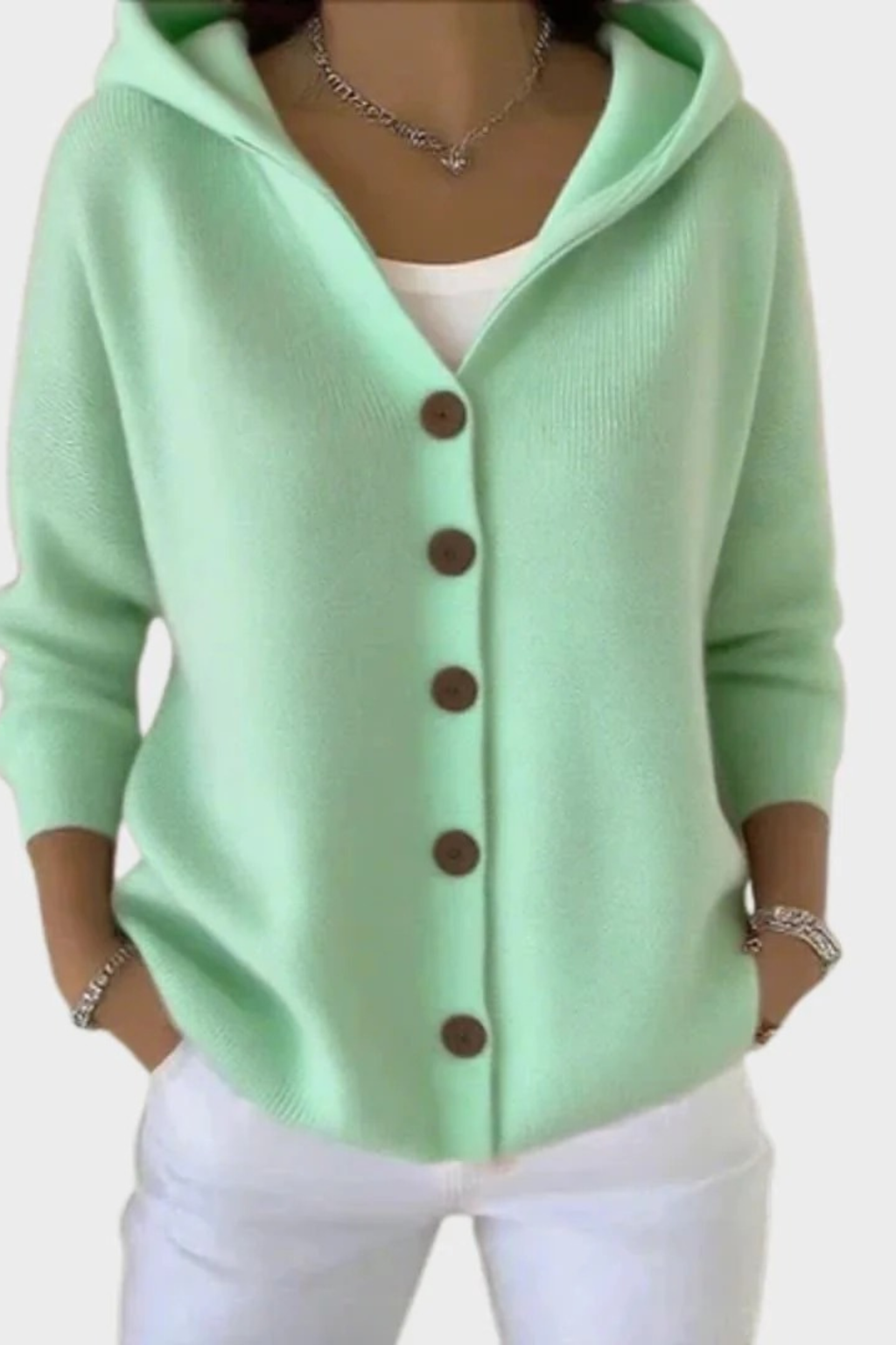 Cozy Hooded Cardigan Sweater for Everyday Layering