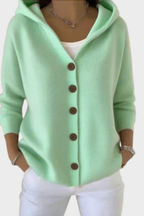 Cozy Hooded Cardigan Sweater for Everyday Layering