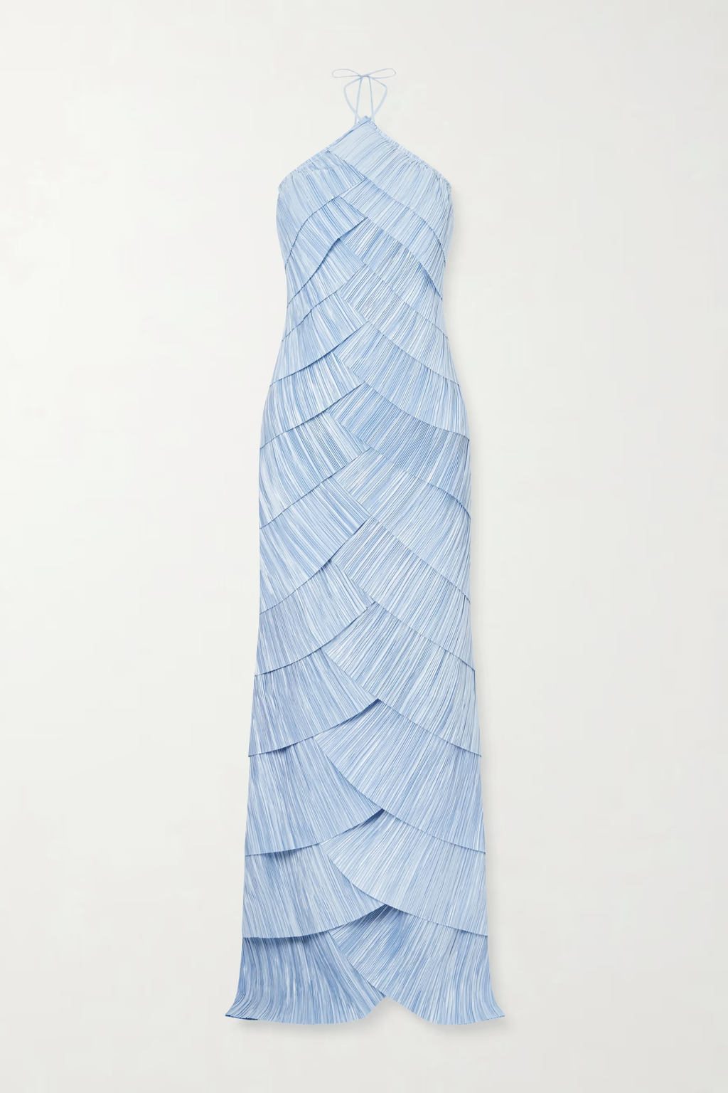 Pleated Layered Maxi Dress