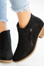 Urban Stride Side Zip Ankle Boots