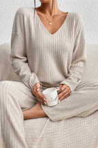 Women's Ribbed Lounge Co-Ord Set