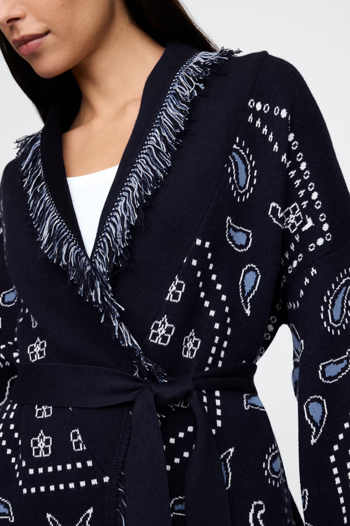 Vintage Tassel Kimono Cardigan