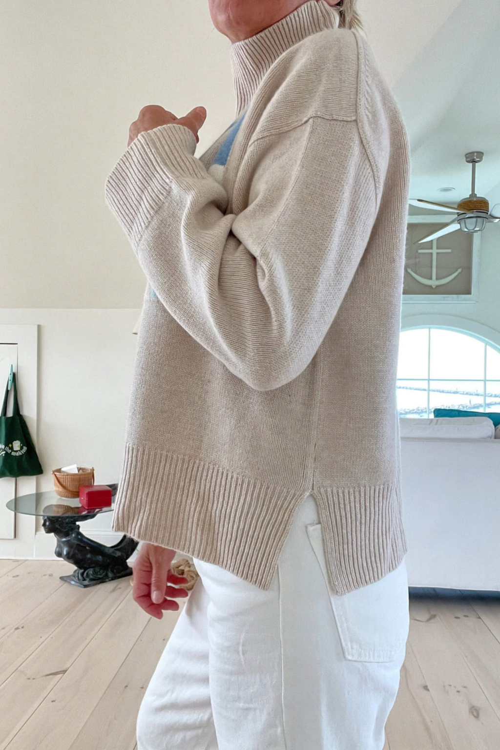 Women's Retro Cashmere Turtleneck Sweater