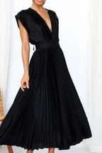 Evermore Grace Pleated Midi Dress