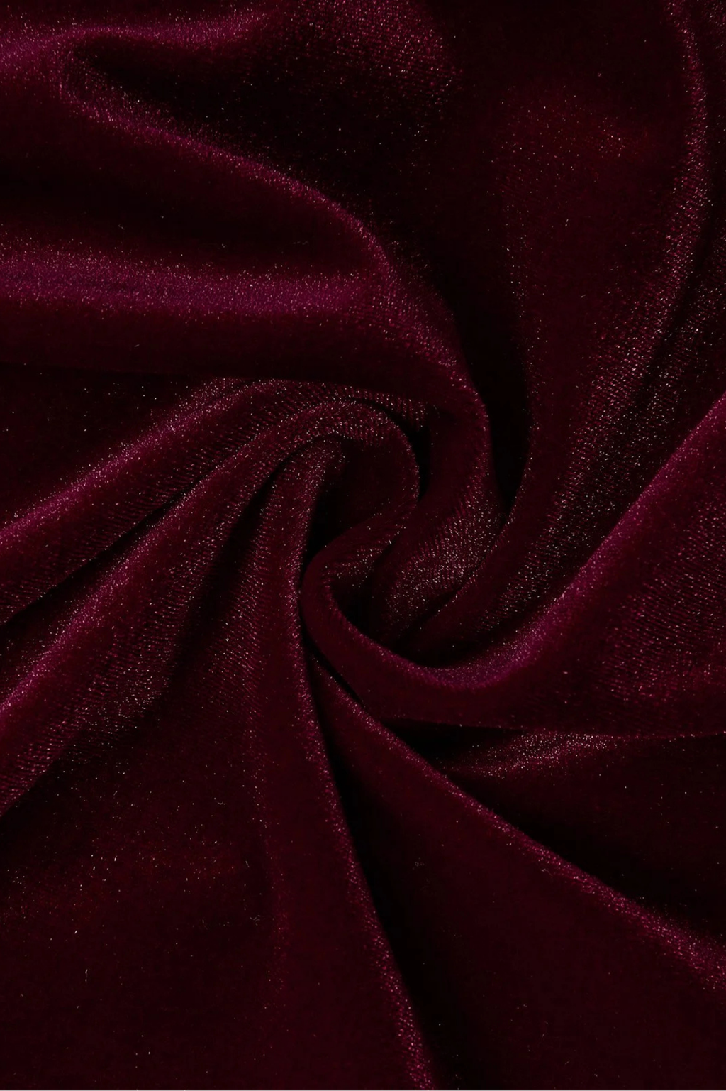 Burgundy One Shoulder A Line Gown