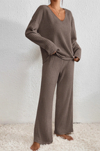 Women's Ribbed Lounge Co-Ord Set