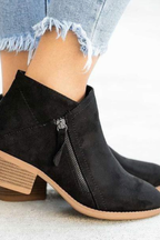 Urban Stride Side Zip Ankle Boots