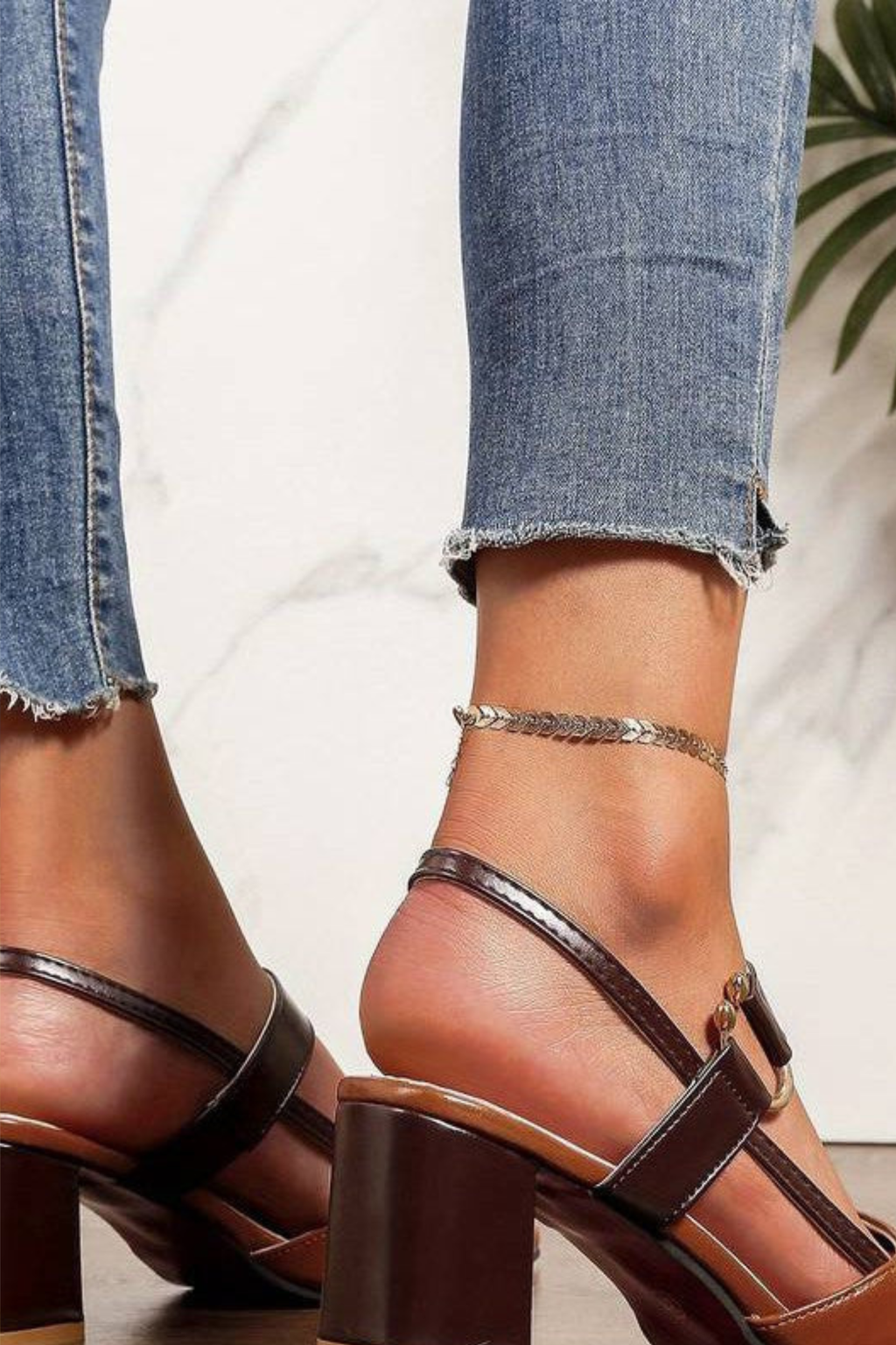Orthopedic Slingback Block Heels