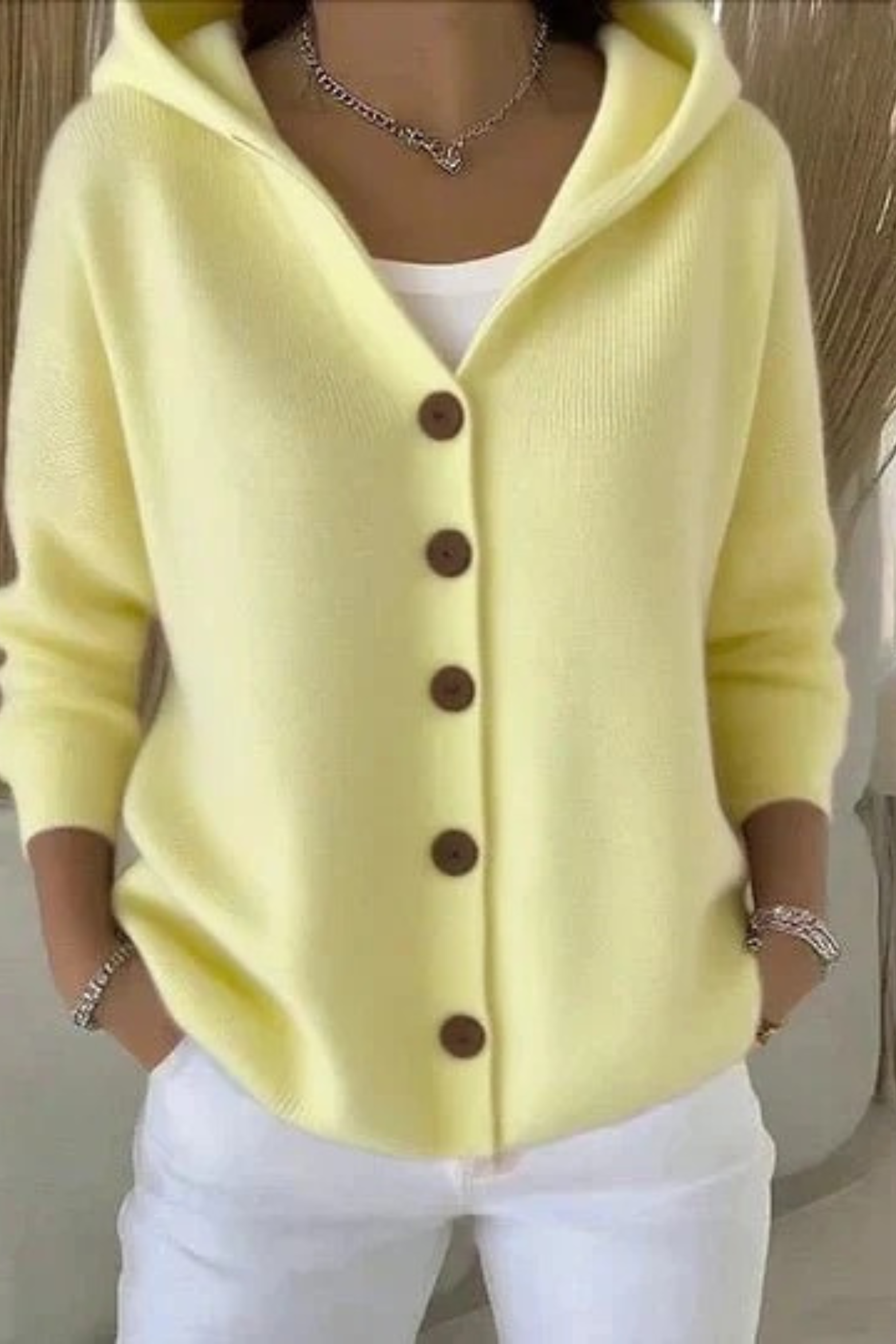 Cozy Hooded Cardigan Sweater for Everyday Layering