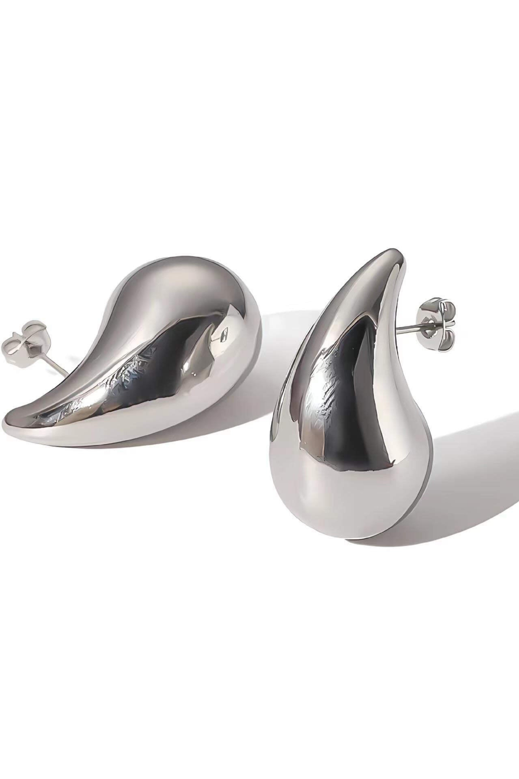 Hollow Water Drop Statement Earrings
