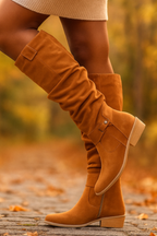 Heritage Leather Knee High Boots