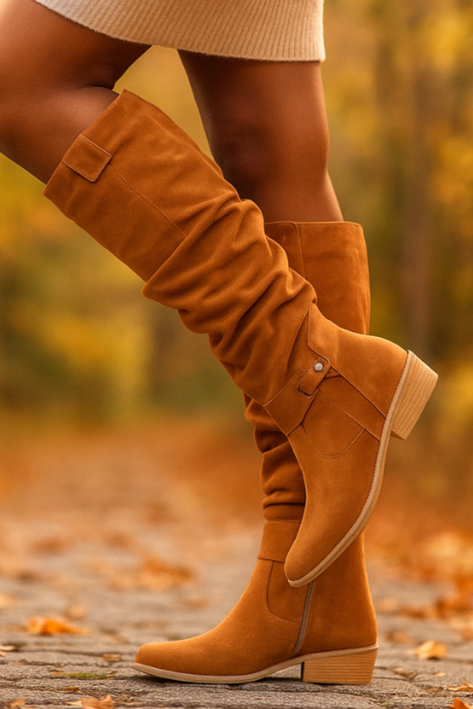 Heritage Leather Knee High Boots
