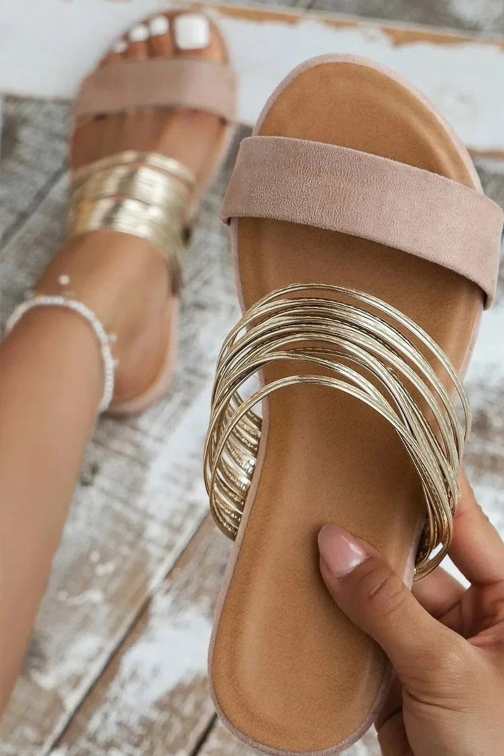 Comfort Slip On Sandals with Orthopedic Support