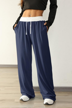 Women's Wide-Leg Drawstring Sweatpants