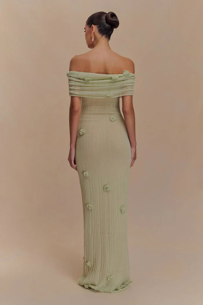 Orchid Knit Maxi Dress