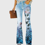 Floral Wide Leg Pants