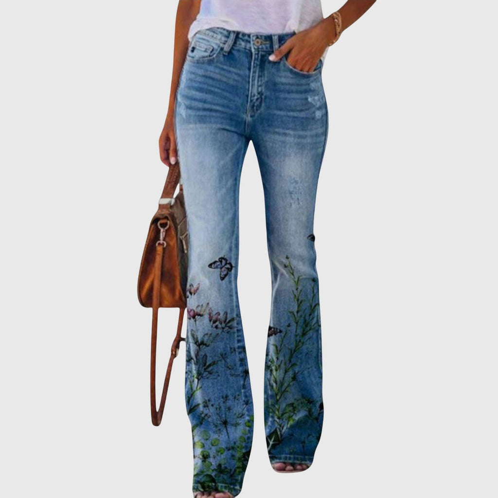 Floral Wide Leg Pants