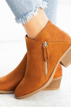 Urban Stride Side Zip Ankle Boots
