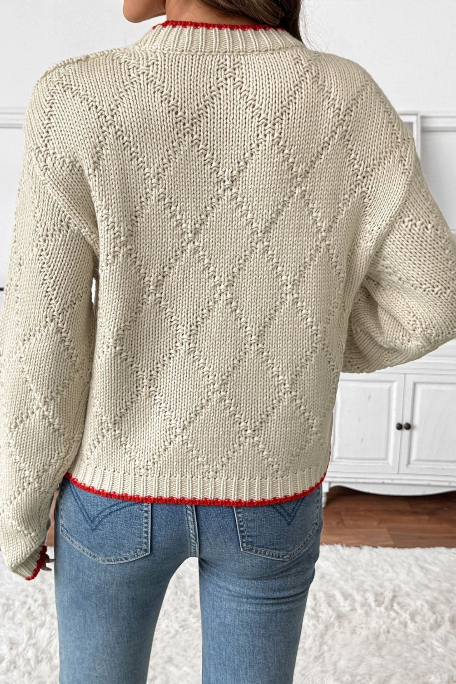Women's Fish Pattern Knit Sweater