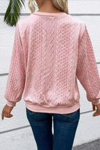 Women's Zip Neck Relaxed Sweatshirt