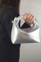 Pearl Elegance Chain Crossbody Bag
