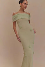 Orchid Knit Maxi Dress