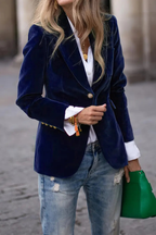 Women's Refined Single-Button Blazer