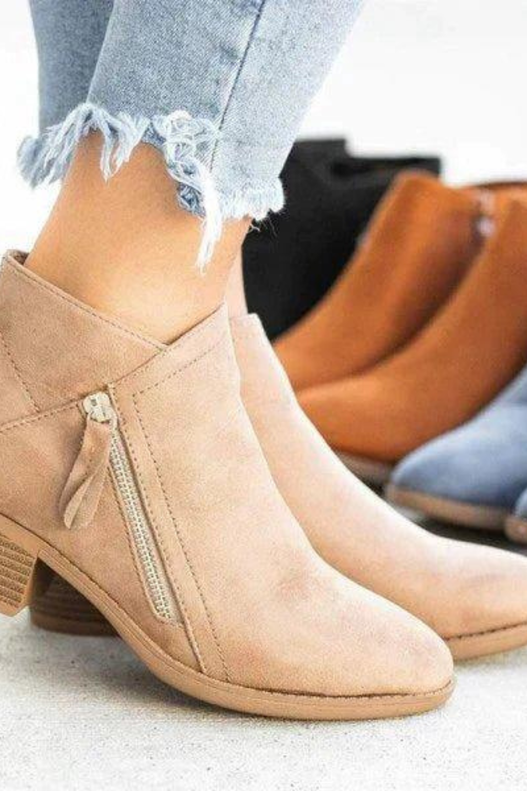 Urban Stride Side Zip Ankle Boots