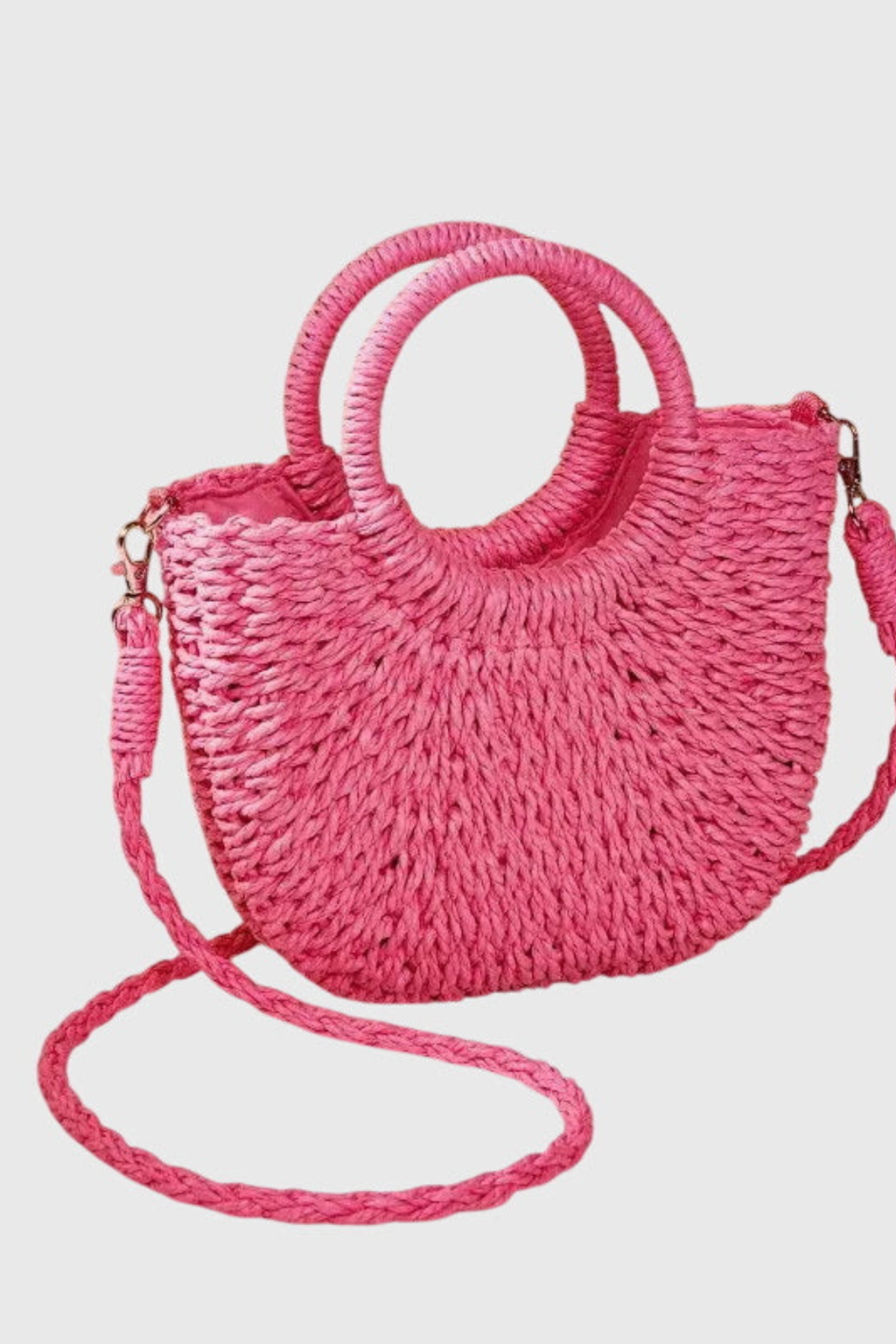 Coastal Breeze Half-Moon Shoulder Bag