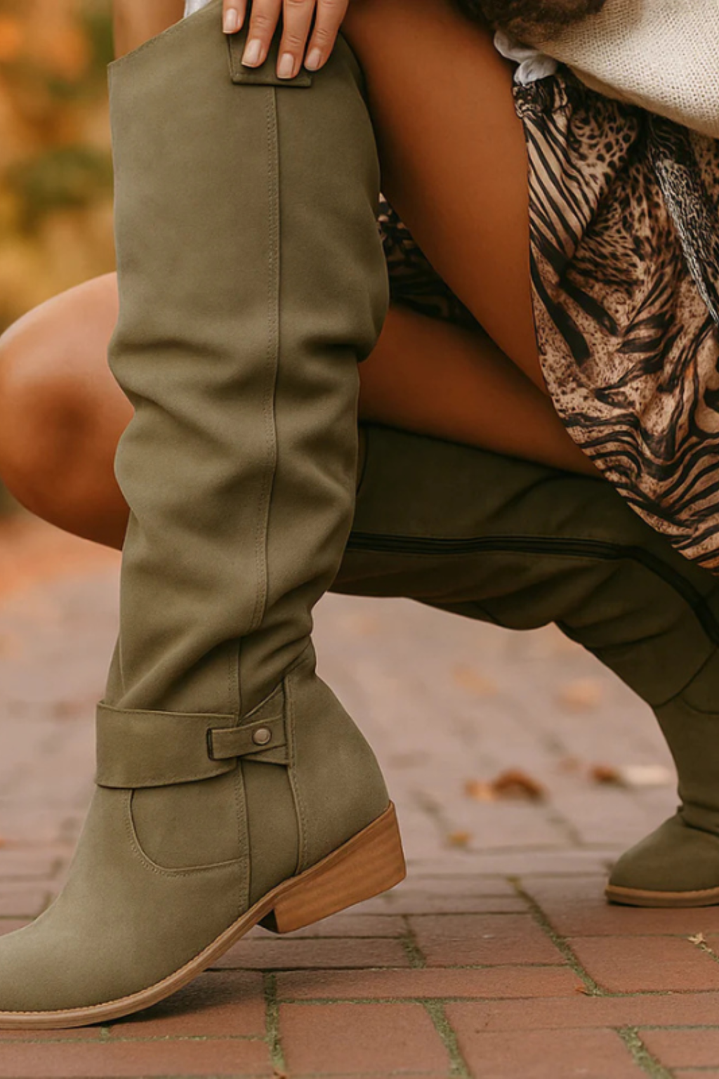 Heritage Leather Knee High Boots