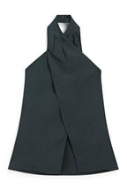 Halter Neck Back Neckline Top - Blue