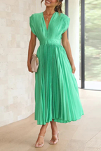 Evermore Grace Pleated Midi Dress