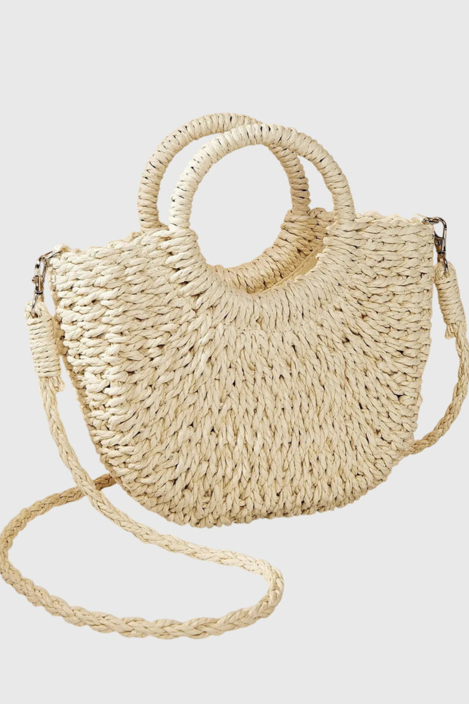 Coastal Breeze Half-Moon Shoulder Bag