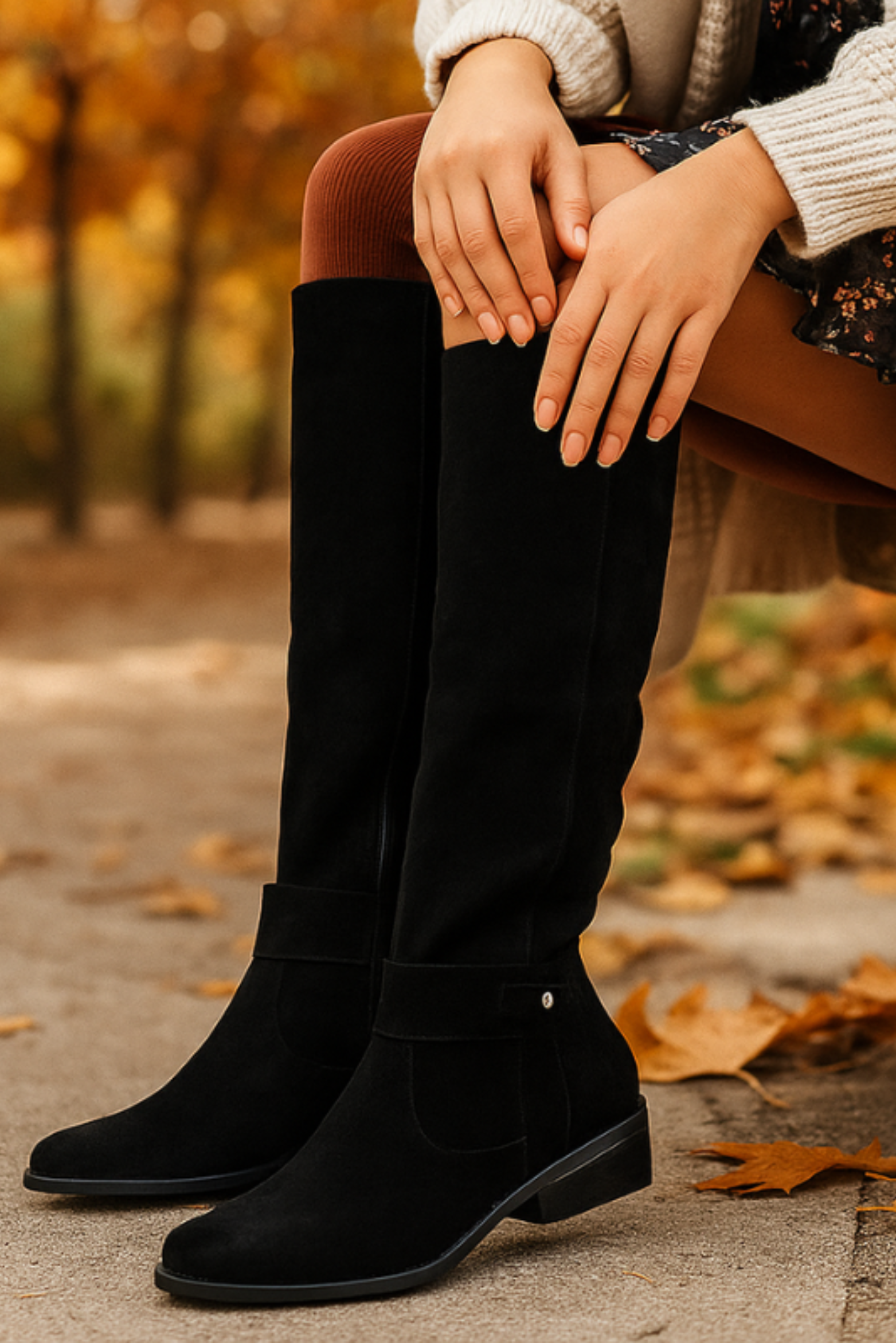 Heritage Leather Knee High Boots