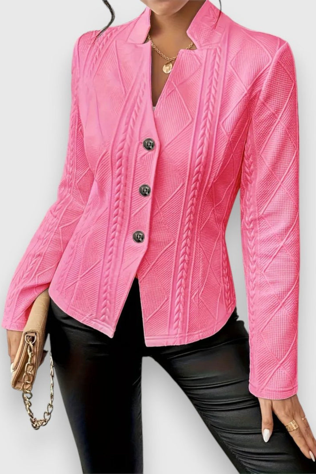 Women's Cable Knit Mock Neck Sweater